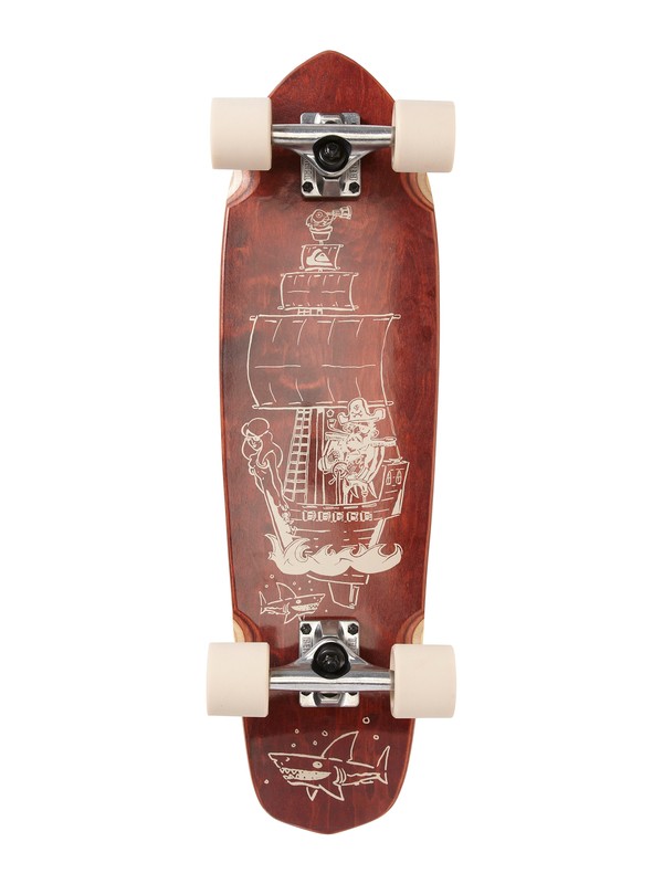 quiksilver, Bottle Skateboard, WHITE (wht) 0 Bottle Skateboard 844068 Quiksilver