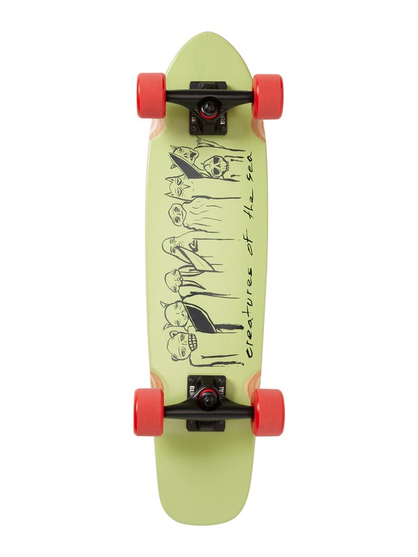 quiksilver, Creatures Skateboard, WHITE (wht) 0 Creatures Skateboard 844070 Quiksilver