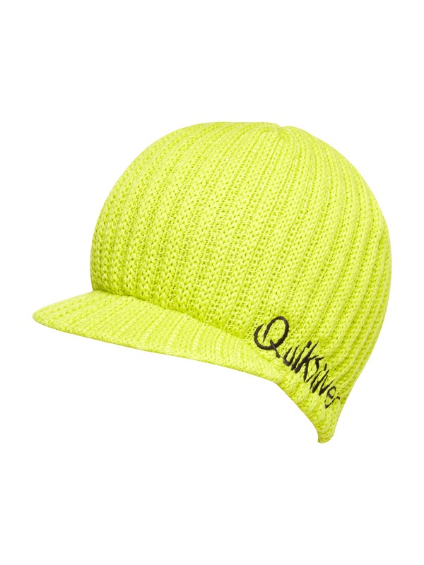 quiksilver, Treaty Beanie, LIME (lim) 0 Treaty Beanie 852854 Quiksilver