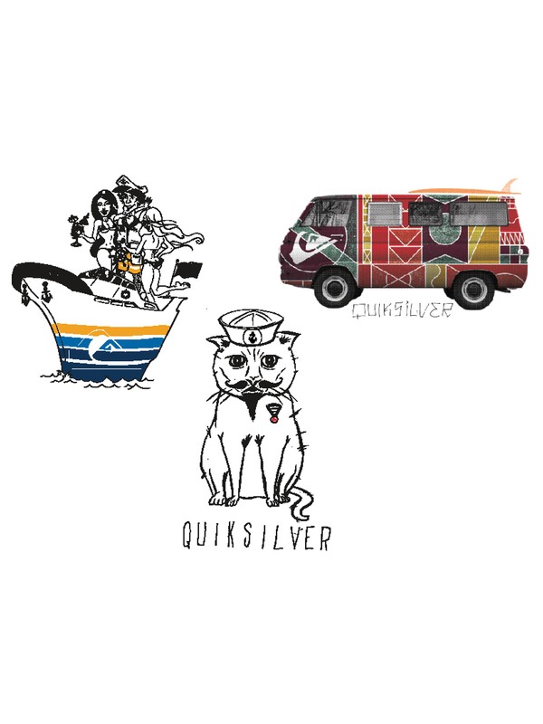 quiksilver, CHA CHA 25PK, ASSORTED (ast) 0 CHA CHA 25PK 854519 Quiksilver