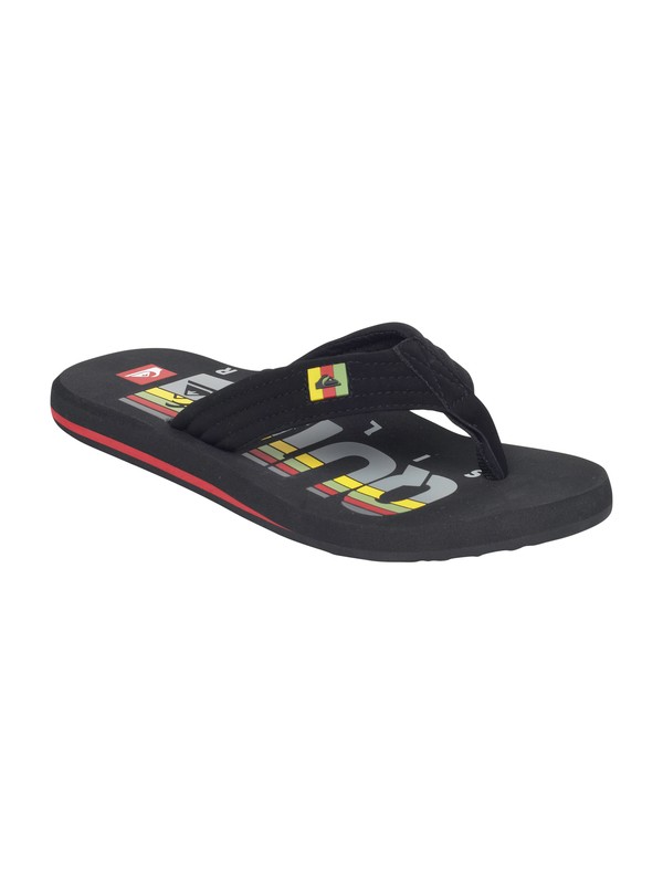 quiksilver, Foundation Cush Sandals, RASTA (9ra) 0 Foundation Cush Sandals 857368 Quiksilver