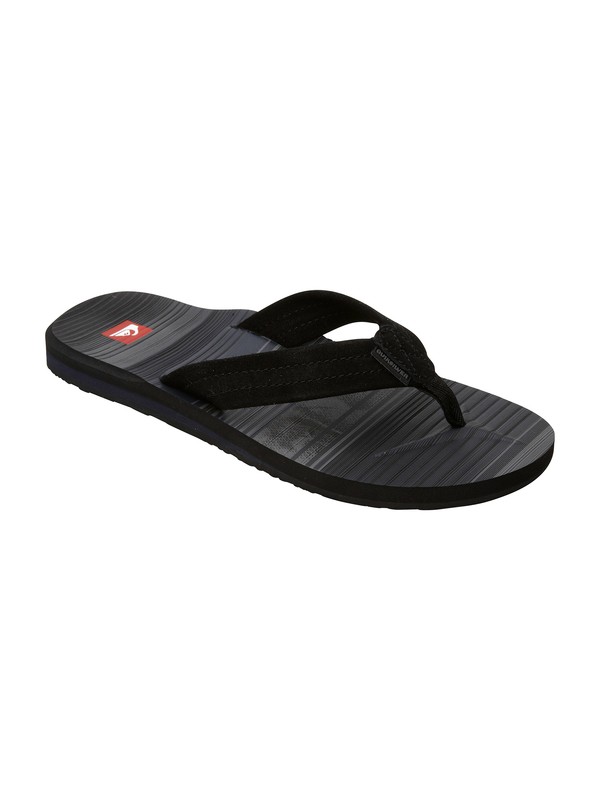 quiksilver, Carver Suede Sandals, BLACK/BLUE (bbl) 0 Carver Suede Sandals 857384 Quiksilver