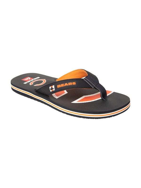 quiksilver, Chicago Bears NFL Sandals, NAVY (nvy) 0 Chicago Bears NFL Sandals 857429 Quiksilver