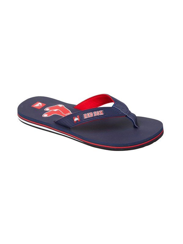 quiksilver, Boston Red Sox MLB Sandals, NAVY/RED (nrd) 0 Boston Red Sox MLB Sandals 857451 Quiksilver