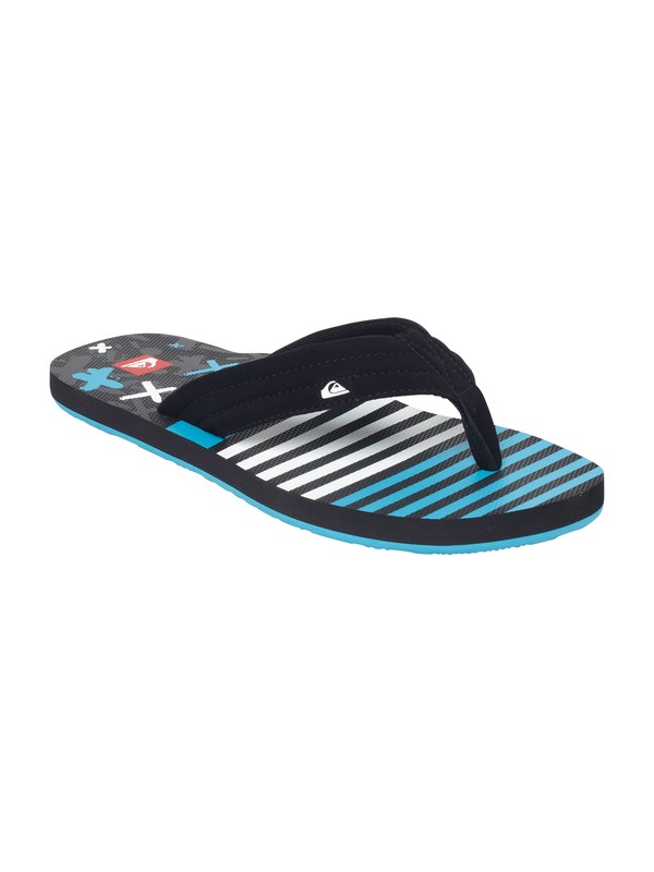 quiksilver, Foundation Sandals, BLACK/BLUE (bbl) 0 Foundation Sandals 857465 Quiksilver