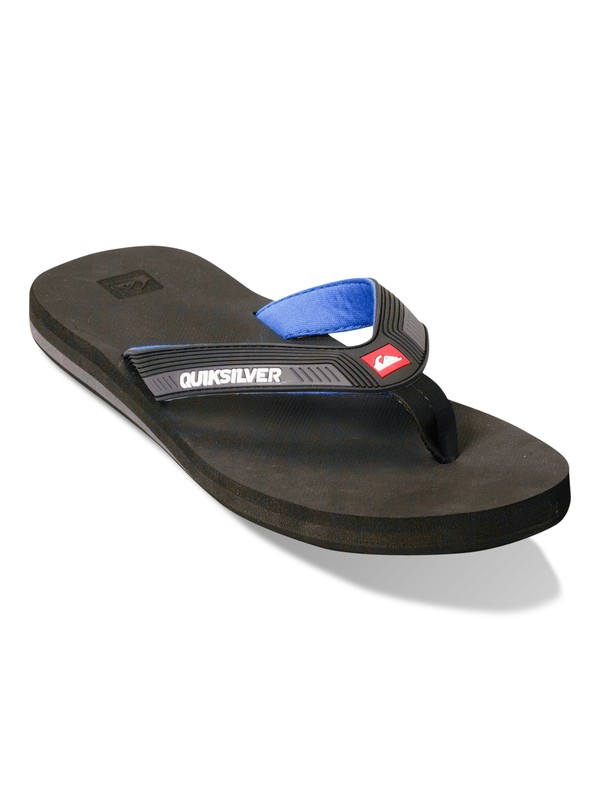 quiksilver, Kauai Sandals, BLACK/BLUE (bbl) 0 Kauai Sandals 857468 Quiksilver