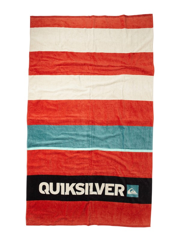 quiksilver, Floored Beach Towel, BRICK RED (brk) 0 Floored Beach Towel 861488 Quiksilver