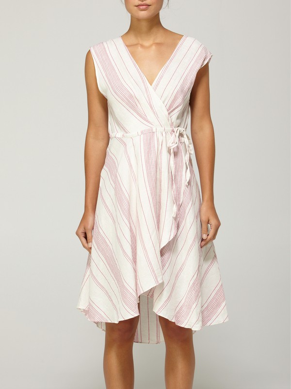 quiksilver, QSW Hibiscus Dress, HIBISCUS STRIPE (bry) 0 QSW Hibiscus Dress 875268 Quiksilver