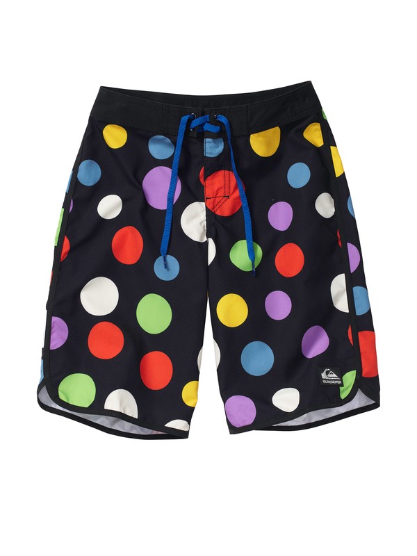 quiksilver, Boys 8-16 OG Scallop Print Boardshorts, BLACK (kvj6) 0 Boys 8-16 OG Scallop Print Boardshorts AQBBS00041 Quiksilver