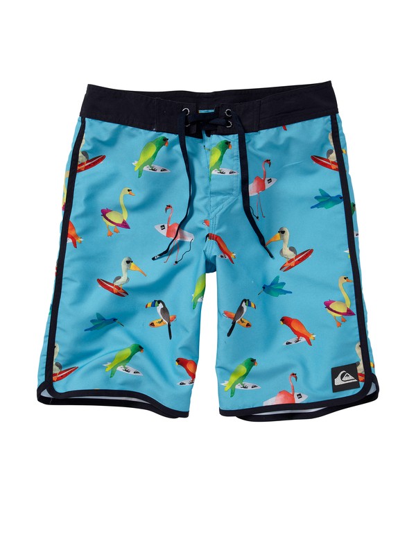 quiksilver, Boys 8-16 Pollybird Boardshorts, LAGOON (bhr6) 0 Boys 8-16 Pollybird Boardshorts AQBBS00173 Quiksilver