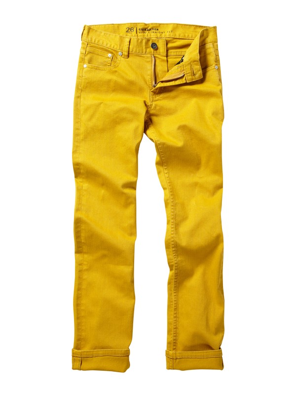 quiksilver, Boys 8-16 Distortion Jeans, CURRY YELLOW (yma0) 0 Boys 8-16 Distortion Jeans AQBDP00003 Quiksilver