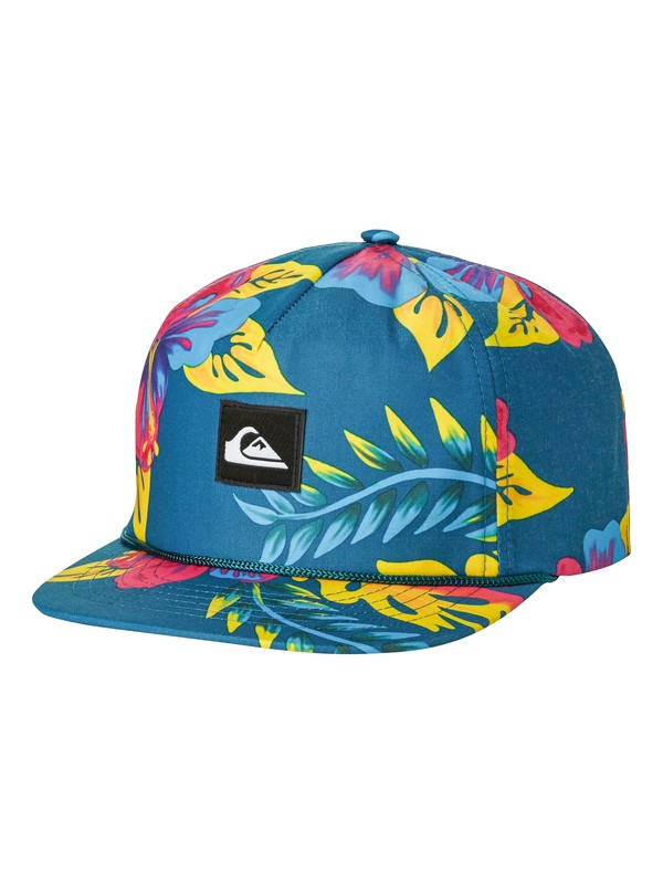 quiksilver, Boys 8-16 Hawaiiana Hat, MOROCCAN BLUE (bsg0) 0 Boys 8-16 Hawaiiana Hat AQBHA03004 Quiksilver