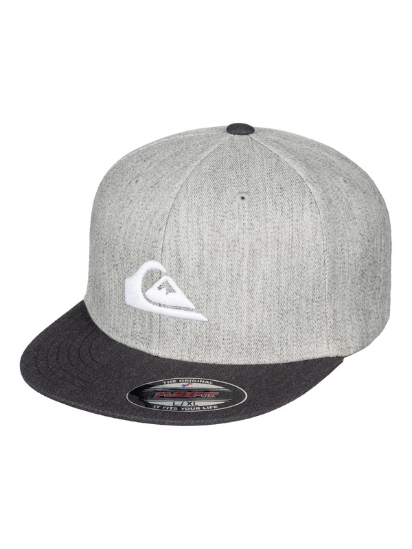 quiksilver, Stuckles - Casquette flexfit, MEDIUM GREY HEATHER (kpwh) 0 Stuckles - Casquette flexfit Noir AQBHA03218 Quiksilver