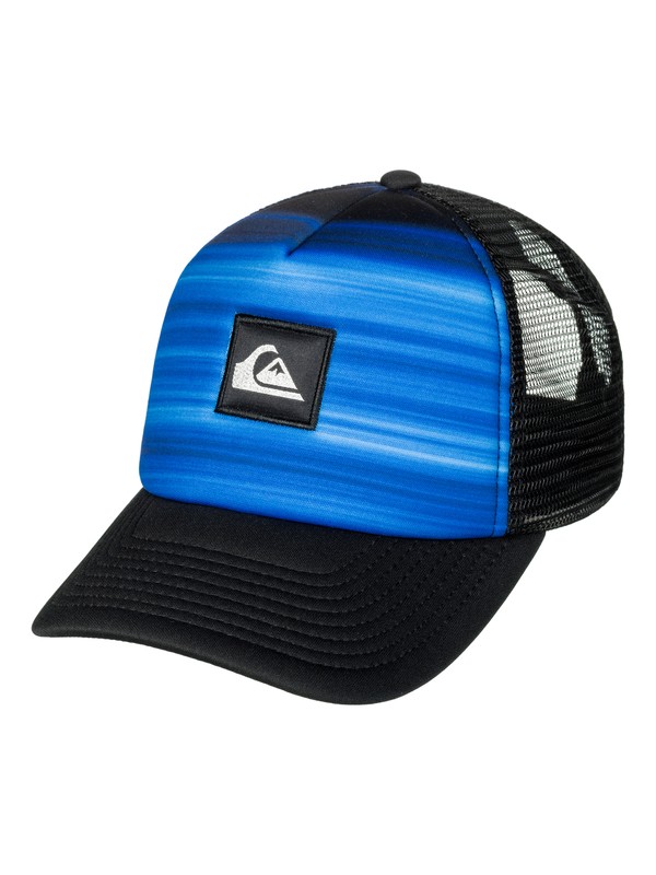 quiksilver, Boy's 8-16 Hold Down Trucker Hat, ELECTRIC BLUE (bpb0) 0 Boy's 8-16 Hold Down Trucker Hat AQBHA03267 Quiksilver