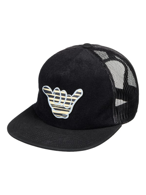 quiksilver, Swaggles - Trucker Cap, BLACK (kvj0) 0 Swaggles - Trucker Cap Black AQBHA03300 Quiksilver