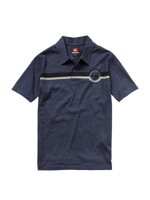 quiksilver, Boys 8-16 Yolo Polo Shirt, VINTAGE BLUE (btk0) 0 Boys 8-16 Yolo Polo Shirt AQBKT00025 Quiksilver