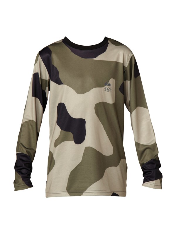 quiksilver, Lloyd Youth 1st Layer Top, MACROFLAGUE (gza1) 0 Lloyd Youth 1st Layer Top AQBKT00045 Quiksilver