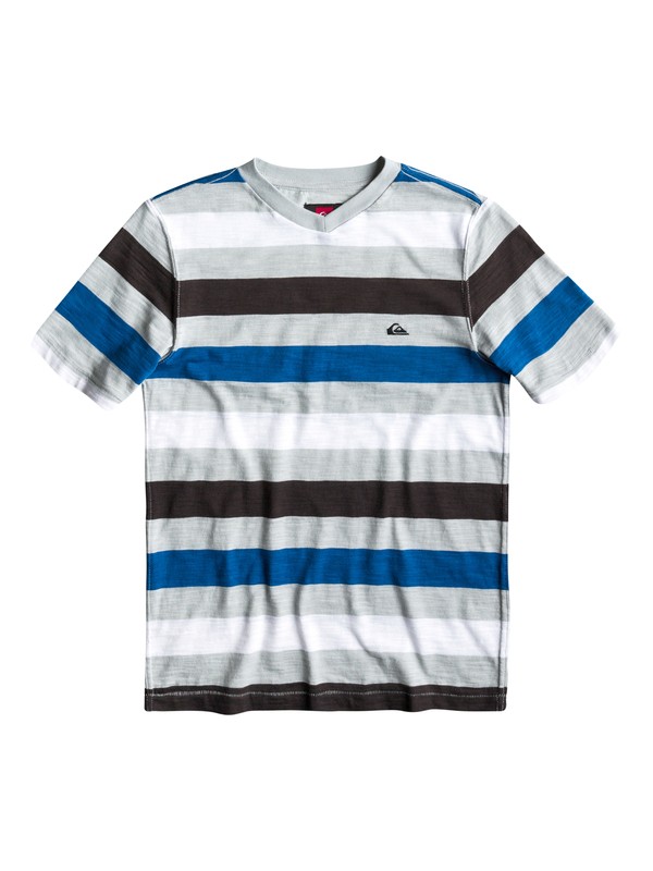 quiksilver, Boys 8-16 Tower Rip V-Neck T-Shirt, ALLOY (sgr3) 0 Boys 8-16 Tower Rip V-Neck T-Shirt AQBKT00059 Quiksilver