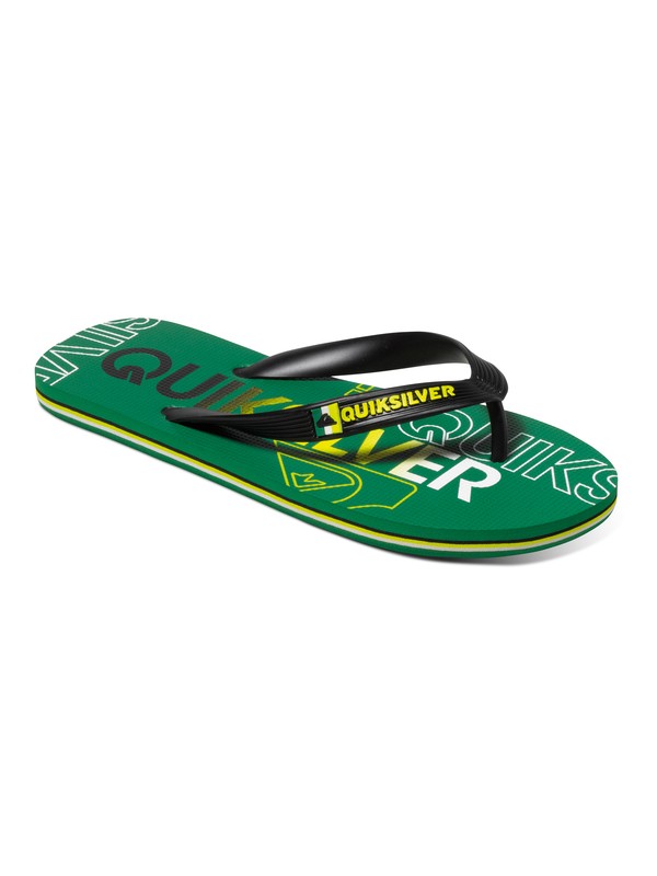 quiksilver, Molokai Nitro - Sandalen, BLACK/GREEN/GREEN (xkgg) 0 Molokai Nitro - Sandalen Schwarz AQBL100015 Quiksilver