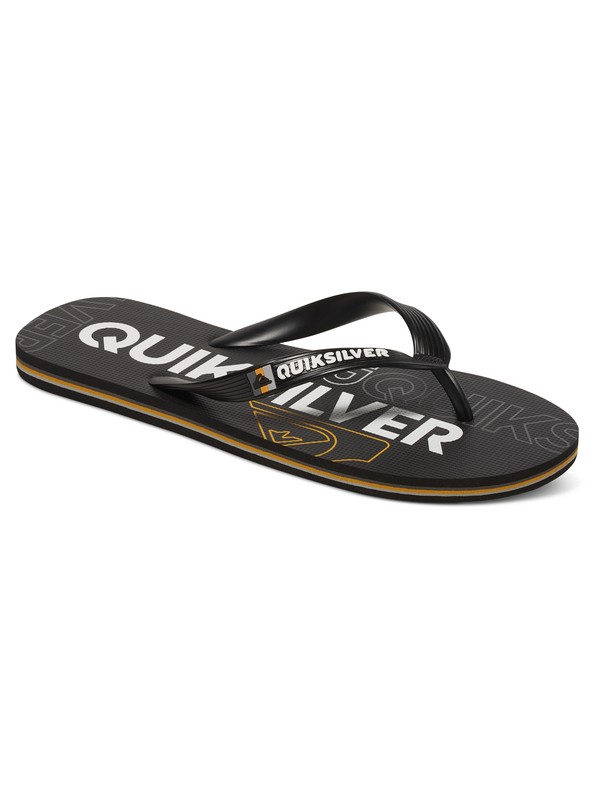 quiksilver, Molokai Nitro - Sandalen, BLACK/BLACK/ORANGE (xkkn) 0 Molokai Nitro - Sandalen Schwarz AQBL100015 Quiksilver
