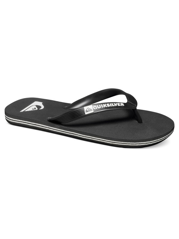 quiksilver, Molokai - Sandalen, BLACK/BLACK/WHITE (xkkw) 0 Molokai - Sandalen Schwarz AQBL100017 Quiksilver