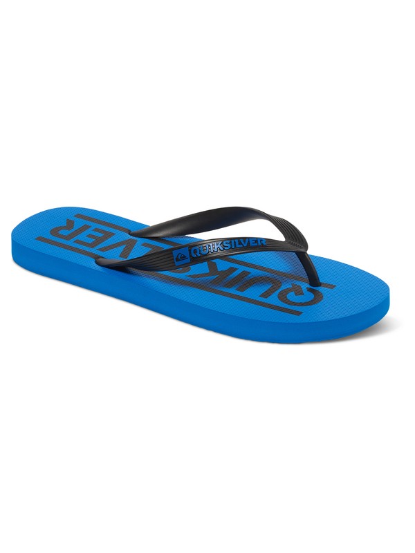 quiksilver, Java Wordmark - Flip-Flops, BLACK/BLUE/BLACK (xkbk) 0 Java Wordmark - Flip-Flops Black AQBL100018 Quiksilver