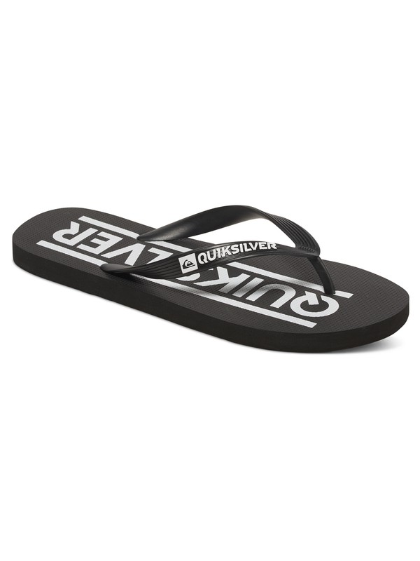 quiksilver, Java Wordmark - Sandalen, BLACK/BLACK/WHITE (xkkw) 0 Java Wordmark - Sandalen Schwarz AQBL100018 Quiksilver