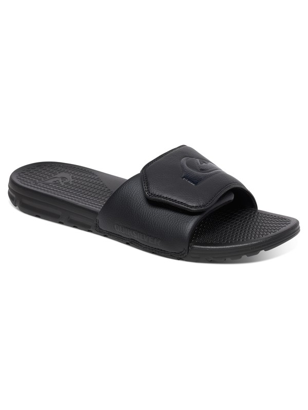 quiksilver, Boys 8-16 Shoreline Adjust - Slider Sandals, SOLID BLACK (sbkm) 0 Boys 8-16 Shoreline Adjust - Slider Sandals Multicolor AQBL100094 Quiksilver