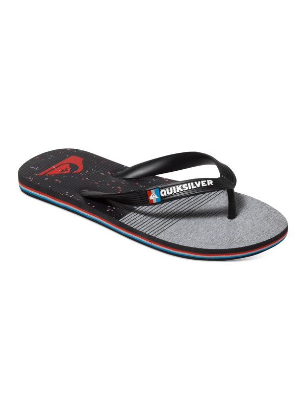 quiksilver, Molokai AG47 Remix - Chanclas, BLACK/GREY/BLACK (xksk) 0 Molokai AG47 Remix - Chanclas Negro AQBL100095 Quiksilver