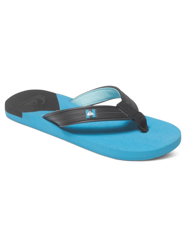 quiksilver, Molokai New Wave Deluxe - Flip-Flops, BLACK/BLUE/BLUE (xkbb) 0 Molokai New Wave Deluxe - Flip-Flops AQBL100100 Quiksilver