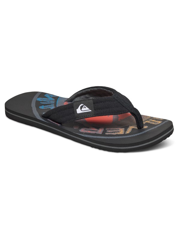 quiksilver, Molokai Layback - Sandales, BLACK/BLACK/RED (xkkr) 0 Molokai Layback - Sandales AQBL100182 Quiksilver