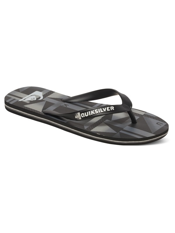 quiksilver, Molokai - Sandalen, BLACK/GREY/BLACK (xksk) 0 Molokai - Sandalen Schwarz AQBL100200 Quiksilver