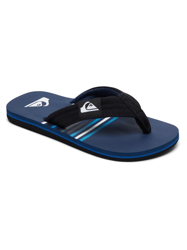 quiksilver, Boy's 8-16 Molokai Layback Sandals, BLACK/BLUE/BLUE (xkbb) 0 Boy's 8-16 Molokai Layback Sandals AQBL100225 Quiksilver