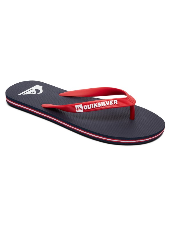 quiksilver, Molokai - Flip-Flops, BLUE/RED/BLUE (xbrb) 0 Molokai - Flip-Flops Blue AQBL100277 Quiksilver