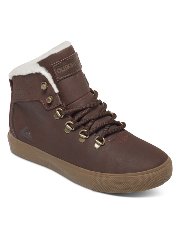 quiksilver, Jax Deluxe - Mid-Top Shoes, BROWN/BROWN/BROWN (xccc) 0 Jax Deluxe - Mid-Top Shoes AQBS100004 Quiksilver