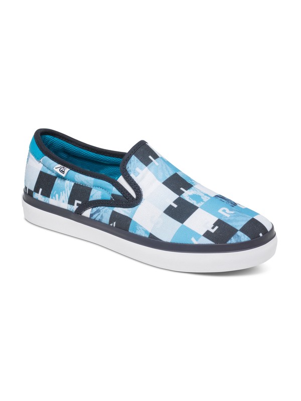 quiksilver, Shorebreak - Slip-On Shoes, BLUE/BLACK/WHITE (xbkw) 0 Shorebreak - Slip-On Shoes AQBS300019 Quiksilver