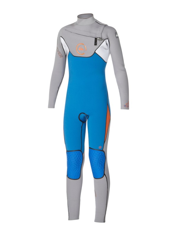 quiksilver, Cypher 3/2mm Fullsuit Chest Zip, BLUE/GRAY/WHITE/ORANGE (xbsw) 0 Cypher 3/2mm Fullsuit Chest Zip AQBW103000 Quiksilver