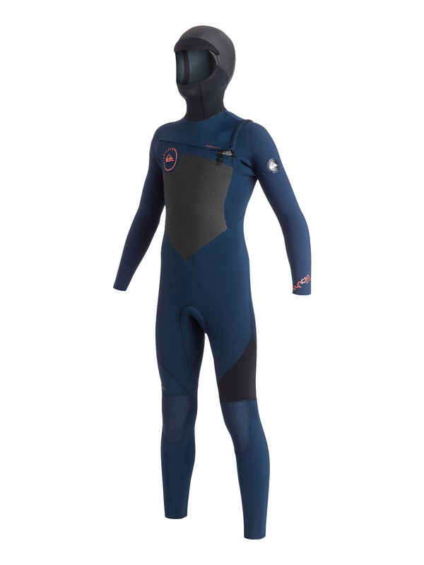 quiksilver, Syncro GBS 5/4/3mm - Combinaison zip poitrine, INK BLUE / BLACK (xbbk) 0 Syncro GBS 5/4/3mm - Combinaison zip poitrine AQBW203002 Quiksilver
