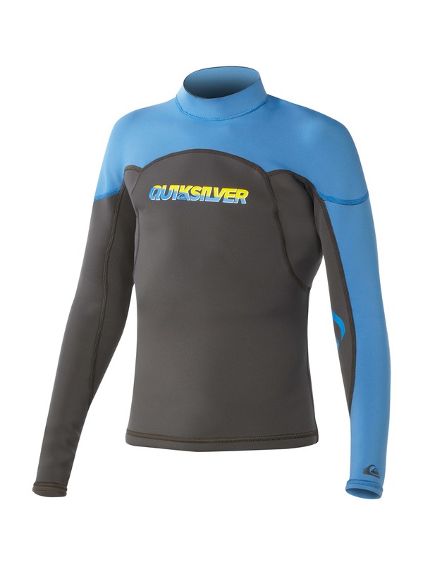 quiksilver, Boys Syncro 1.5mm Jacket, GRAPHITE/BLUE (xkkb) 0 Boys Syncro 1.5mm Jacket AQBW803000 Quiksilver