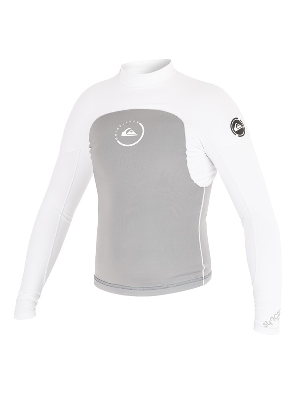 quiksilver, Syncro 1mm Long Sleeve Neosurfshirt - Surf Top, WHITE (wbb0) 0 Syncro 1mm Long Sleeve Neosurfshirt - Surf Top AQBW803006 Quiksilver