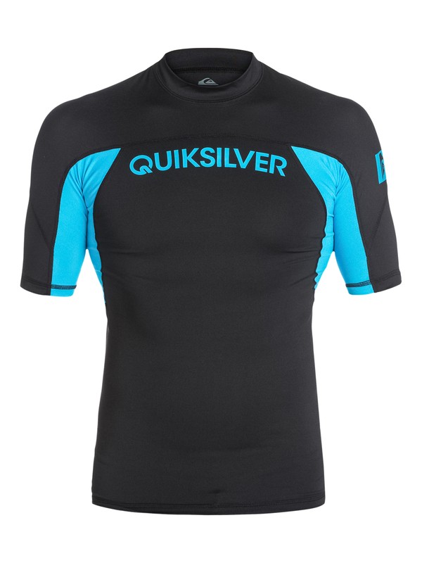quiksilver, Performer - Lycra de surf manches courtes, BLACK/HAWAIIAN OCEAN (xkkb) 0 Performer - Lycra de surf manches courtes AQBWR03002 Quiksilver