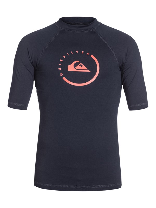quiksilver, Lock Up Short Sleeve - Lycra manches courtes, NAVY BLAZER (byj0) 0 Lock Up Short Sleeve - Lycra manches courtes AQBWR03004 Quiksilver