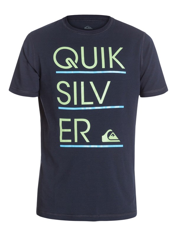 quiksilver, Stacker - Short Sleeve T-shirt Rash Guard, NAVY BLAZER (byj0) 0 Stacker - Short Sleeve T-shirt Rash Guard AQBWR03012 Quiksilver