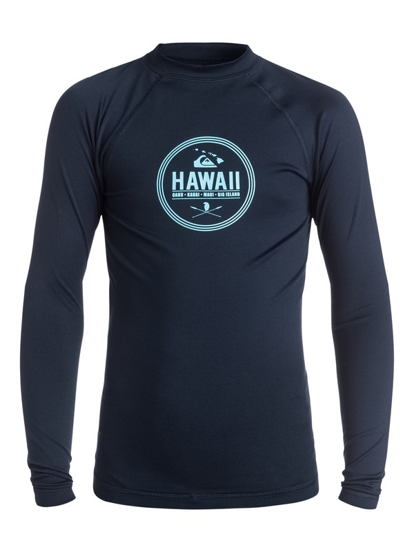 quiksilver, Island Style - Langarm-Rashvest, NAVY BLAZER (byj0) 0 Island Style - Langarm-Rashvest AQBWR03017 Quiksilver