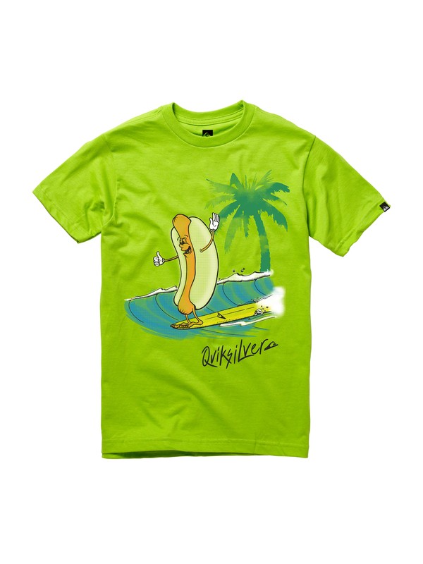 quiksilver, Boys 8-16 Hot Dogger T-shirt, LIME GREEN (gjz0) 0 Boys 8-16 Hot Dogger T-shirt AQBZT00319 Quiksilver