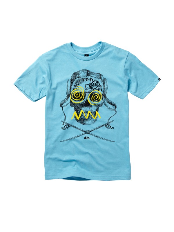 quiksilver, Boys 8-16 Reckless T-shirt, LAGOON (bhr0) 0 Boys 8-16 Reckless T-shirt AQBZT00321 Quiksilver