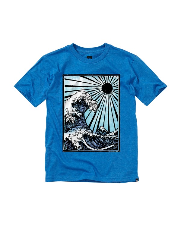 quiksilver, Boys 8-16 Heritage T-shirt, SNORKEL HEATHER (bqch) 0 Boys 8-16 Heritage T-shirt AQBZT00326 Quiksilver