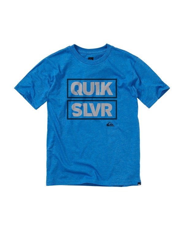 quiksilver, Boys 8-16 Boxer T-shirt, SNORKEL HEATHER (bqch) 0 Boys 8-16 Boxer T-shirt AQBZT00328 Quiksilver