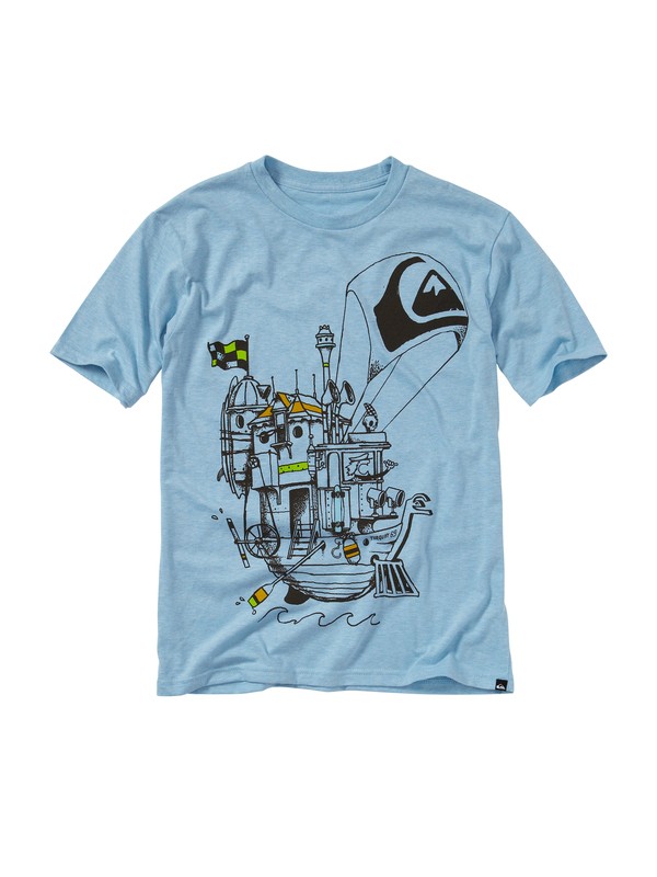 quiksilver, Boys 8-16 Sail Away T-shirt, ICICLE HEATHER (bfgh) 0 Boys 8-16 Sail Away T-shirt AQBZT00330 Quiksilver