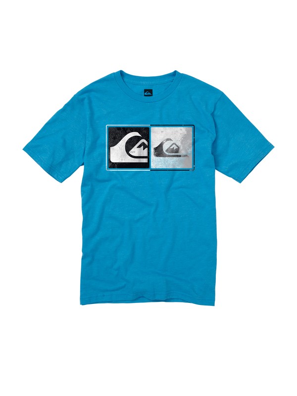 quiksilver, Boys 8-16 After Hours T-Shirt, CYAN HEATHER (bmjh) 0 Boys 8-16 After Hours T-Shirt AQBZT00428 Quiksilver